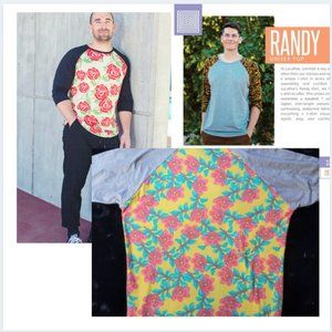 Tropical summer fun baseball jersey tee